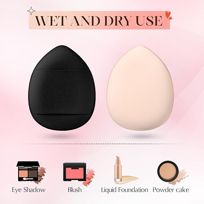 1 PIECE FINGER POWDER PUFF MINI MAKEUP SPONGE