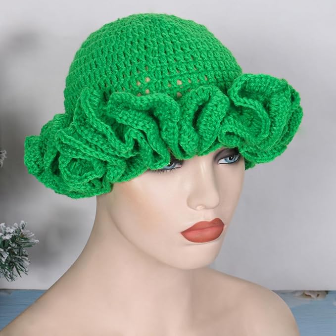 HANDMADE CROCHET KNITTED BUCKET HATS "IN FULL BLOOM"