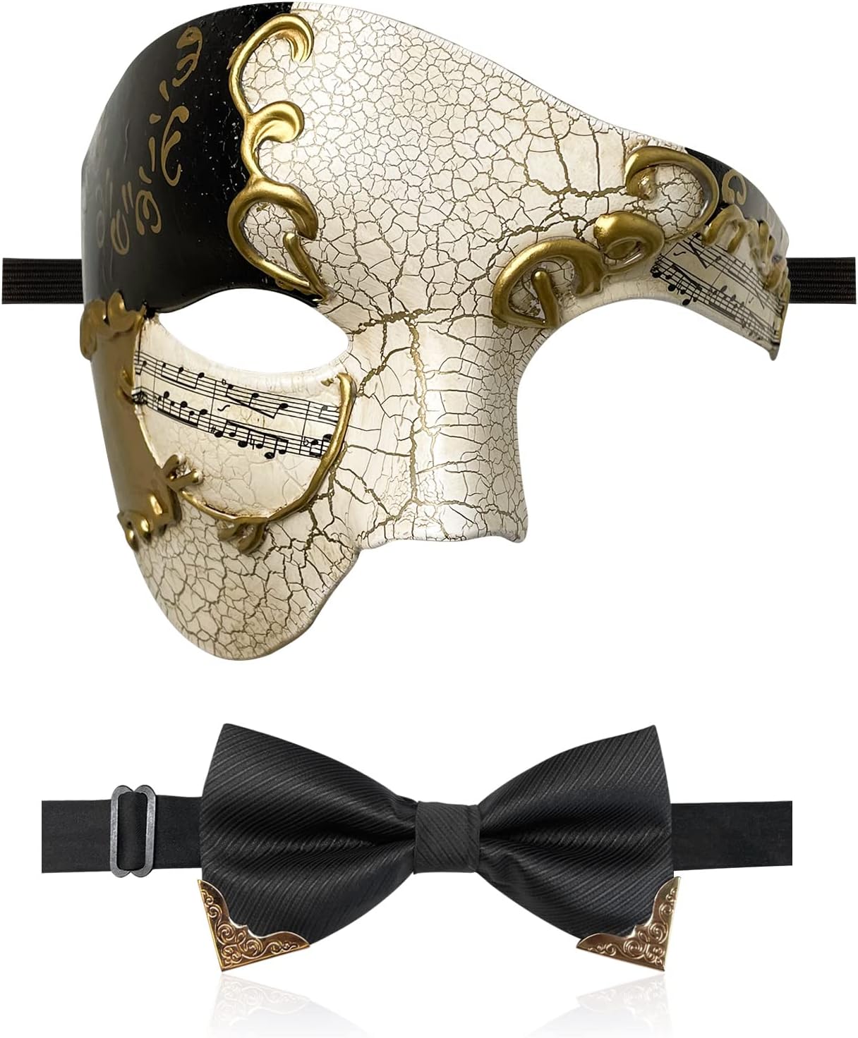 Mens Half Face Masquerade Mask Phantom of the Opera