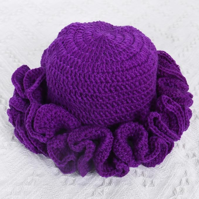 HANDMADE CROCHET KNITTED BUCKET HATS "IN FULL BLOOM"