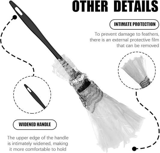 Feather Duster Halloween French Maid Accessories
