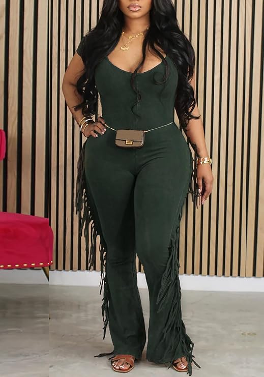 FRINGE FEVER ONE PIECE JUMPSUIT