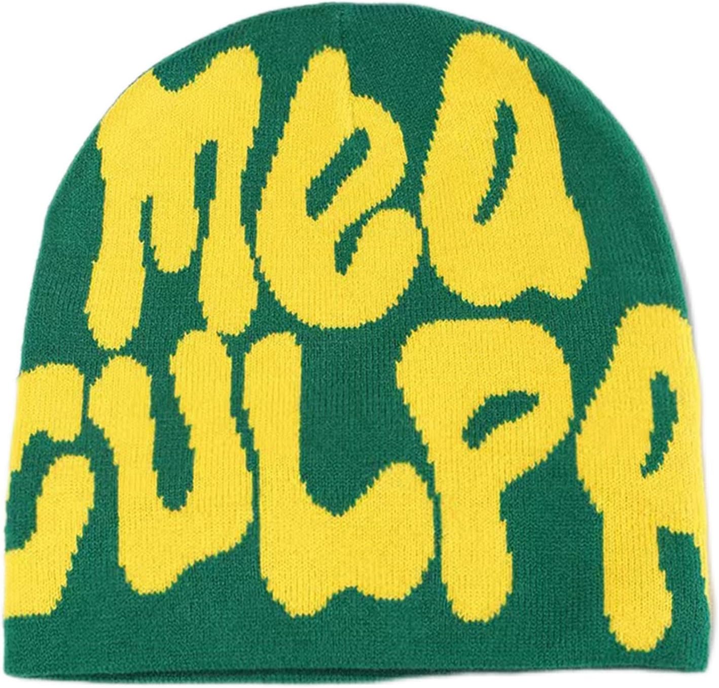 Graphic Beanie Skull Hat Knitted Beanie Hat MEA Culpa UNISEX