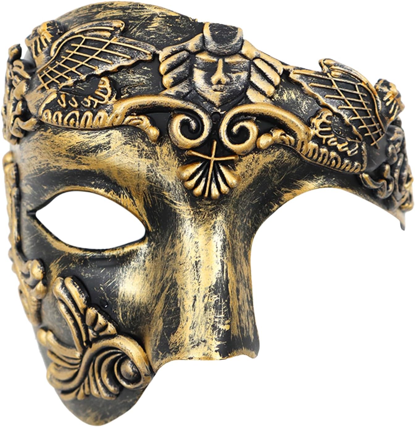 Mens Masquerade Mask for Men Phantom of the Opera Half Face