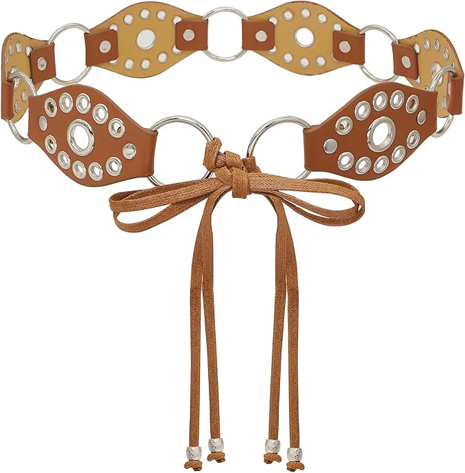 PU Leather Belts Bohemian Style Tassel Belt