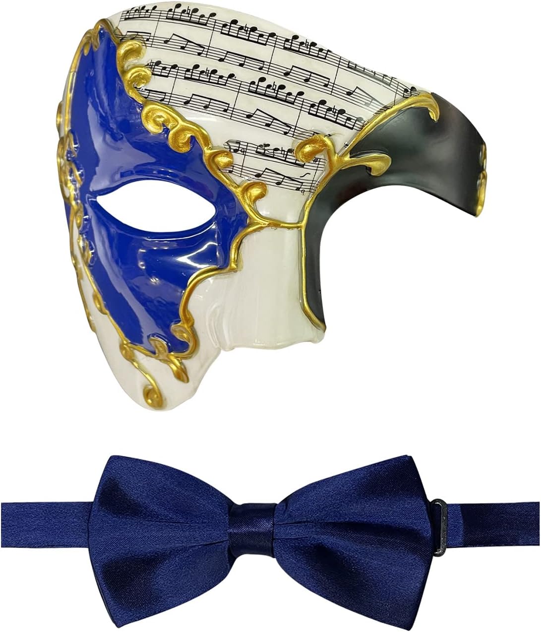 Mens Half Face Masquerade Mask Phantom of the Opera