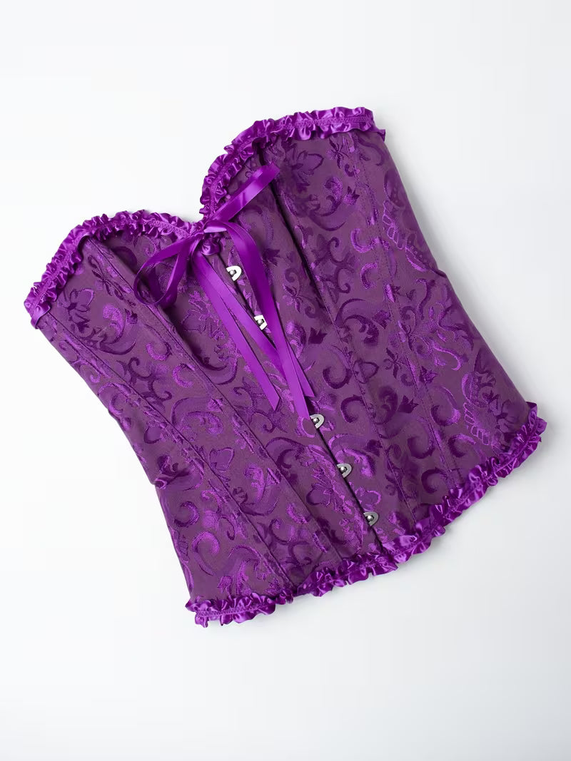 MARDI GRAS RENAISSANCE WITH PINS CORSET