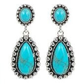1 Pair Western Cowgirl Jewelry Dangling Earrings for Cosplay