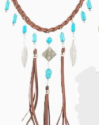 1 Pc Western Cowgirl Jewelry Necklace for Cosplay
