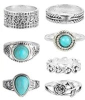 1 Pc Western Cowgirl Jewelry Ring for Cosplay
