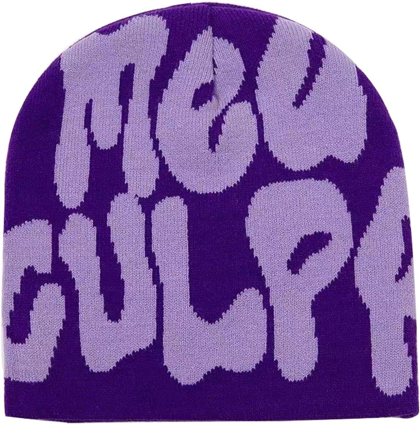 Graphic Beanie Skull Hat Knitted Beanie Hat MEA Culpa UNISEX