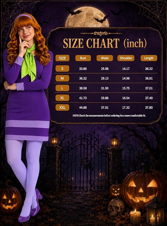 DAPHNE BLAKE COSTUME 6PCS SET