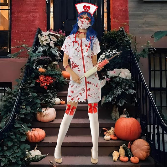 4 Pcs Nurse Costume Accessories Set