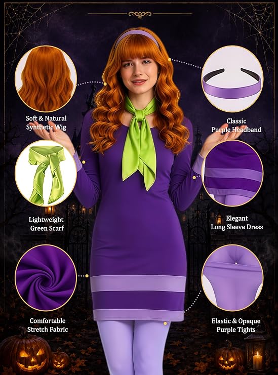 DAPHNE BLAKE COSTUME 6PCS SET