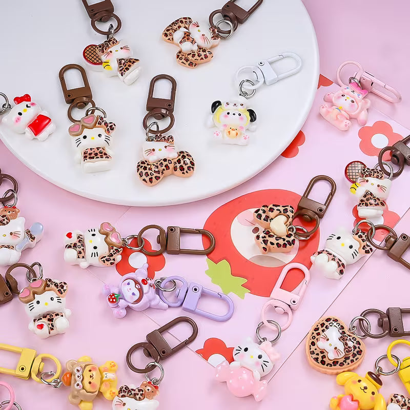 1 Pc Sanrio Charm Keychain