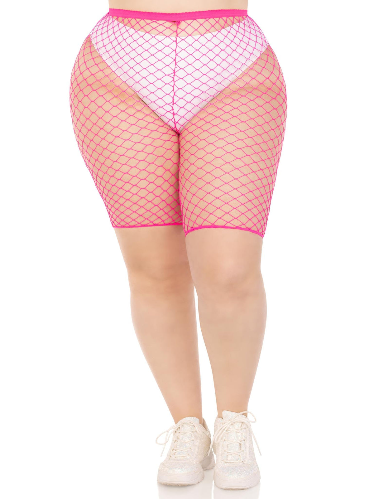 Troublemaker Fishnet Biker Shorts