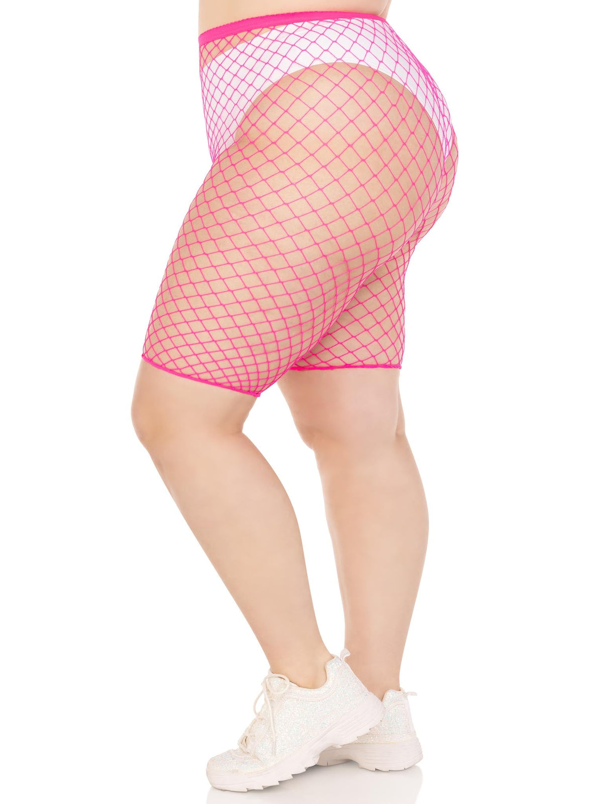 Troublemaker Fishnet Biker Shorts