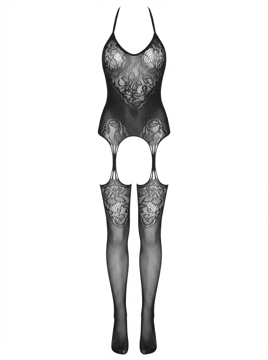 Pure Obsession Suspender Bodystocking