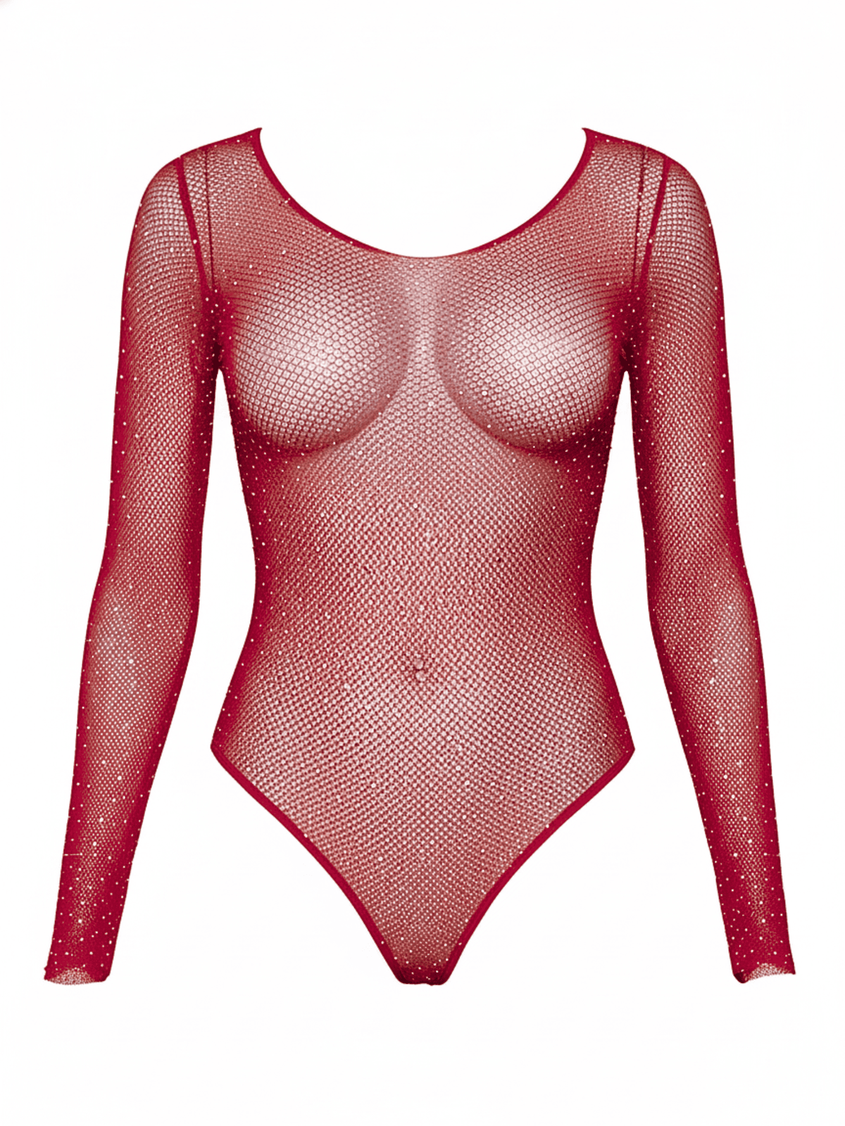 Falling 4 U Rhinestone Bodysuit