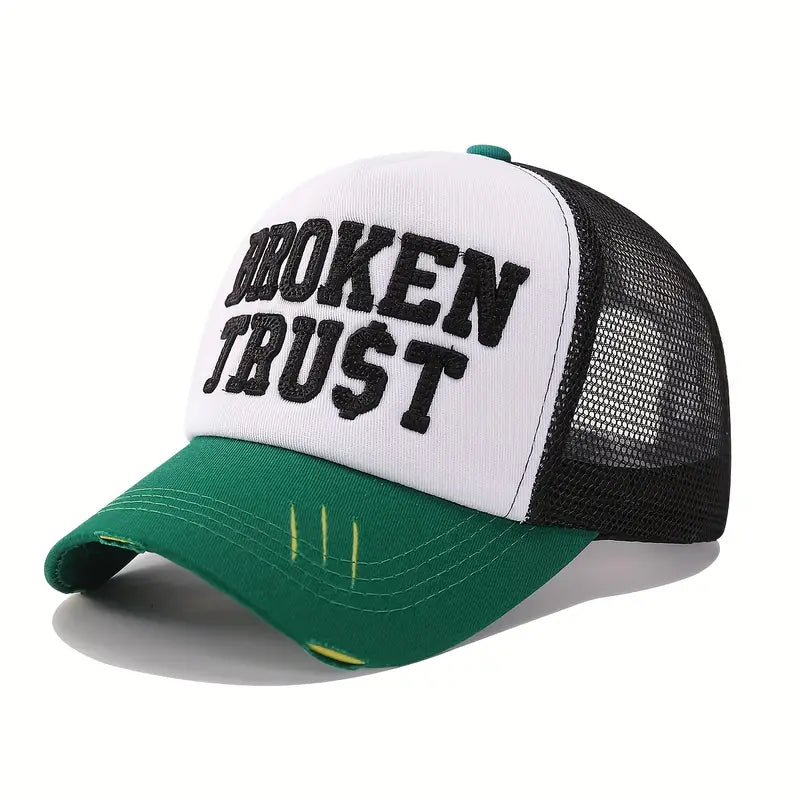 Broken Trust Snapback Trucker Hat Unisex