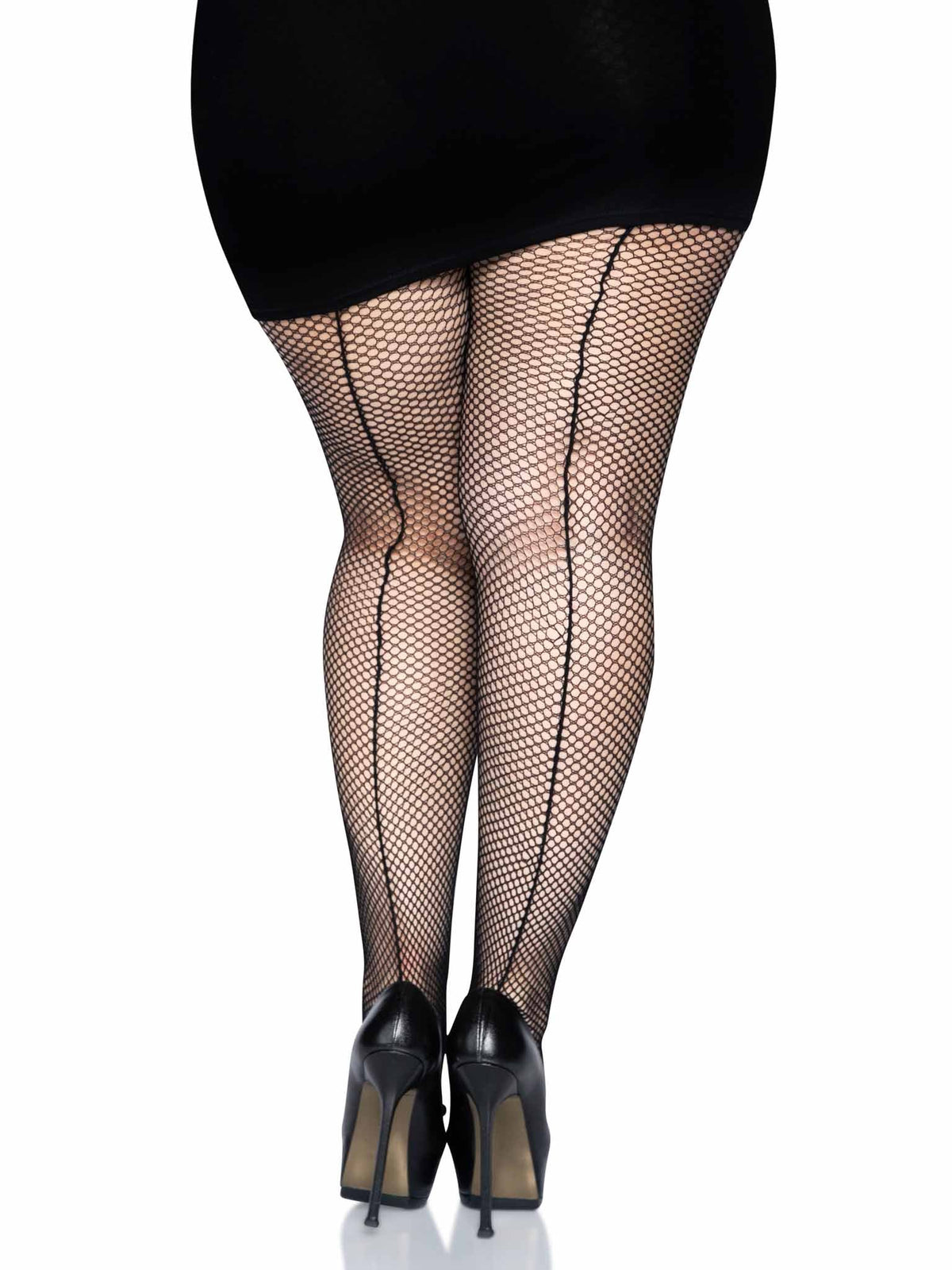 Callie Fishnet Tights with Backseam
