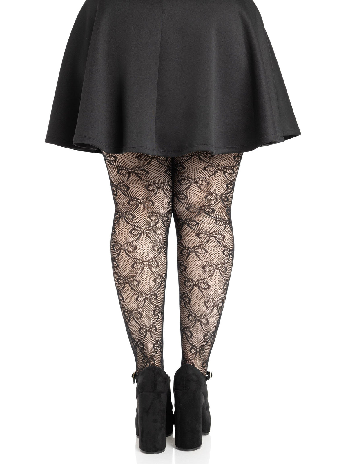 Bow Net Tights