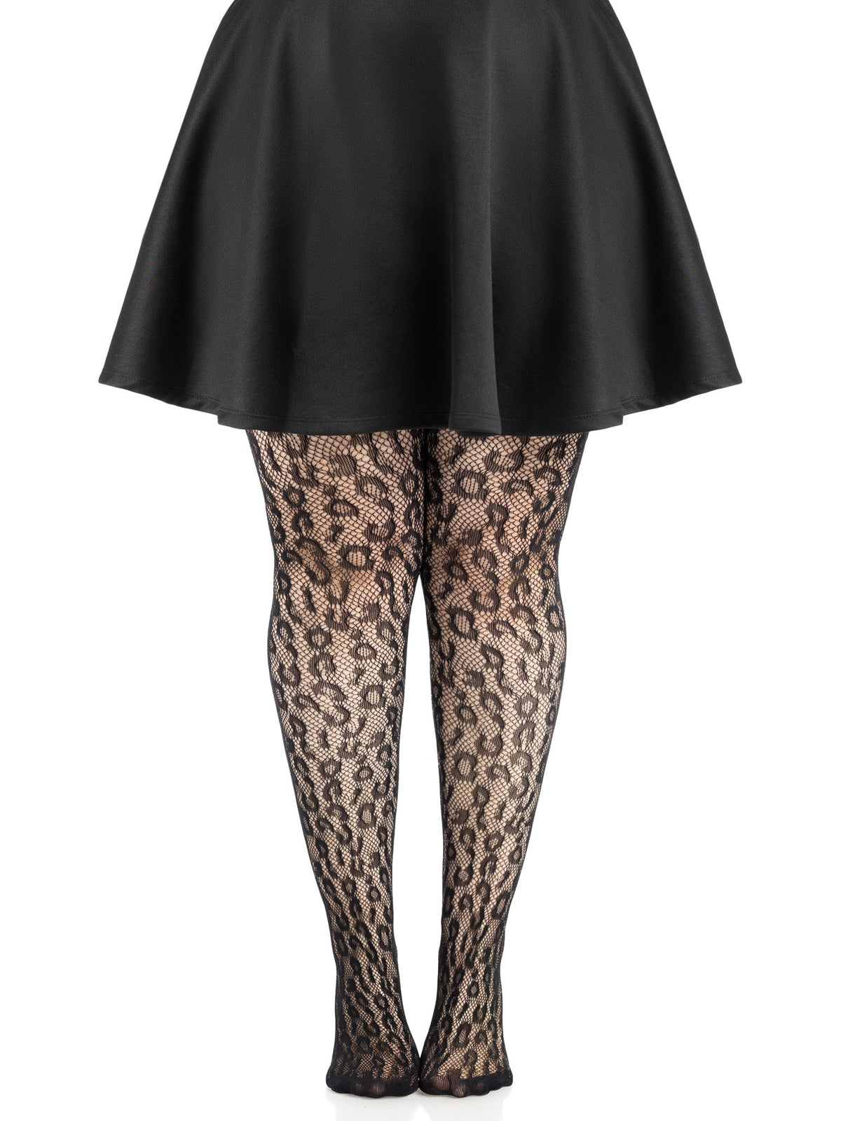 Leopard Net Tights