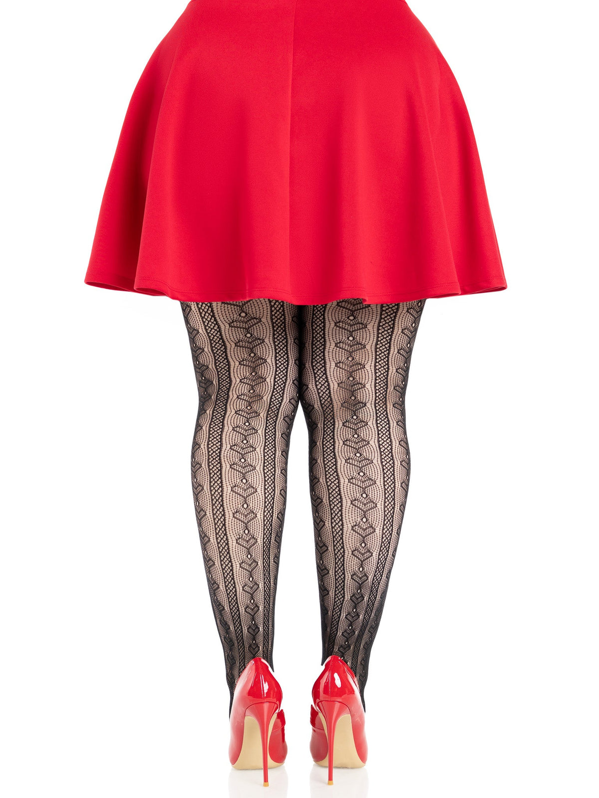 Sweetheart Striped Tights