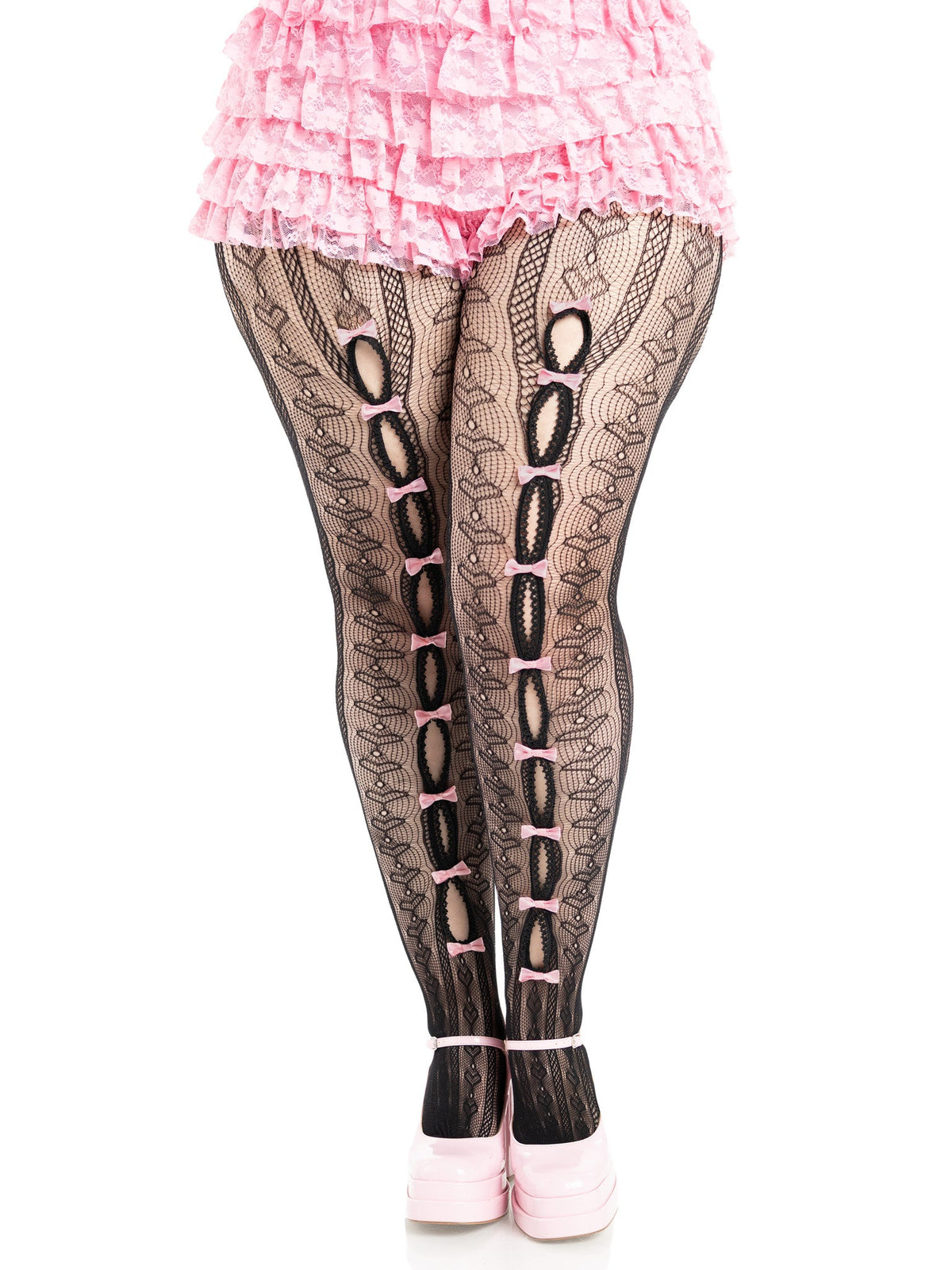 Sweetheart Striped Tights