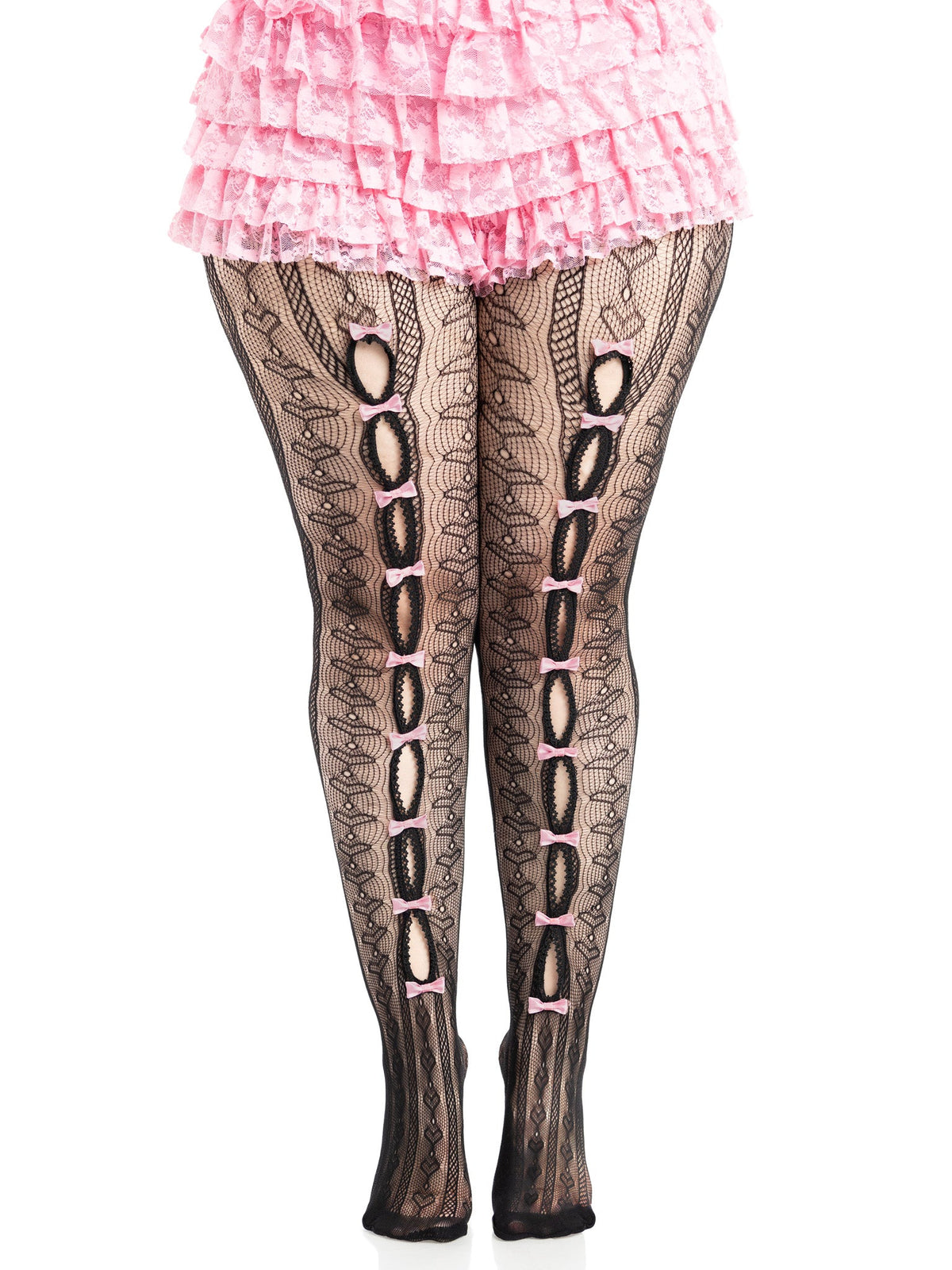 Sweetheart Striped Tights