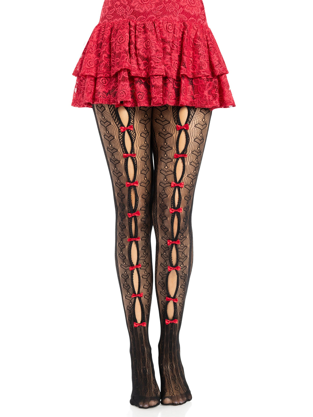 Sweetheart Striped Tights