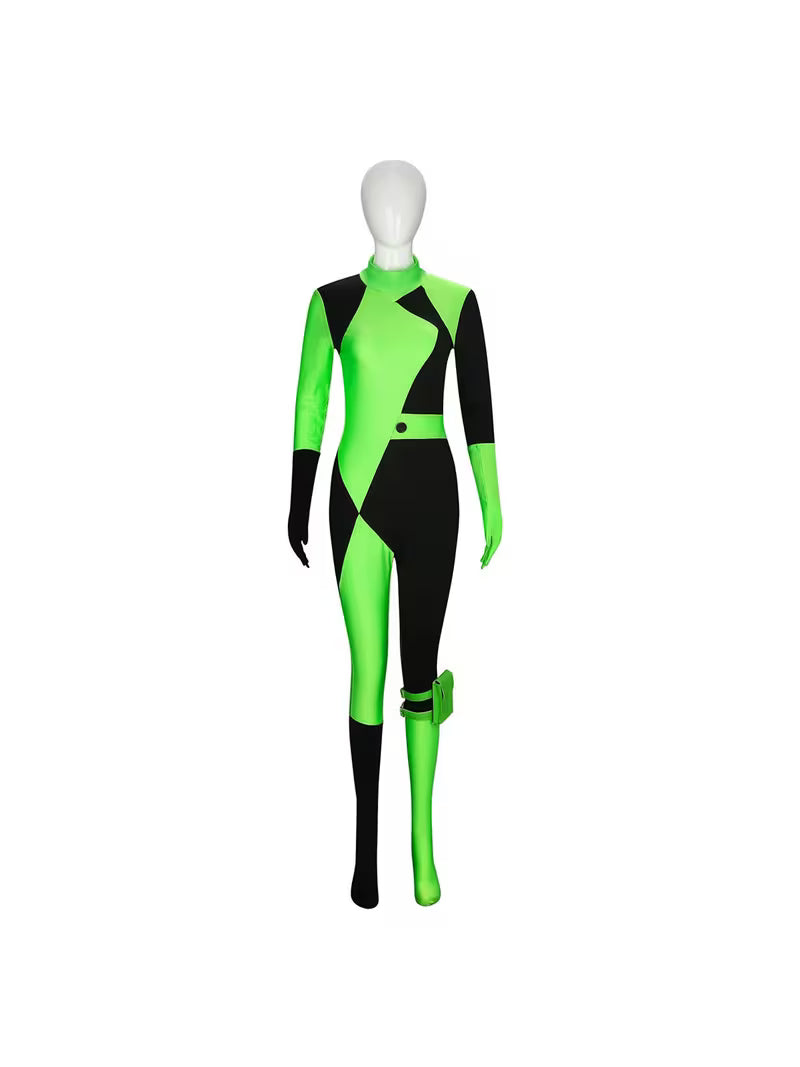 Shego Jumpsuit Cosplay Costume