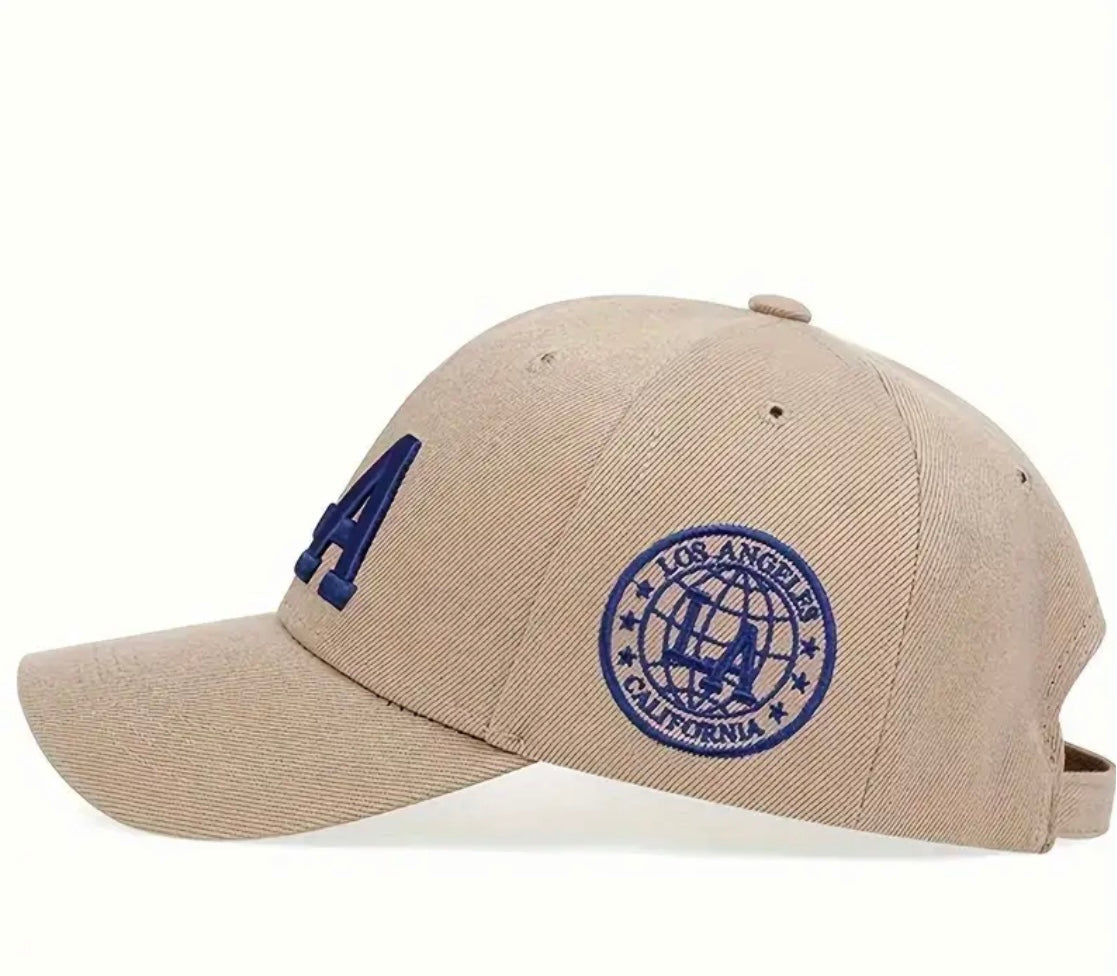 LA EMBROUDERED BAESBALL TRUCKER HAT