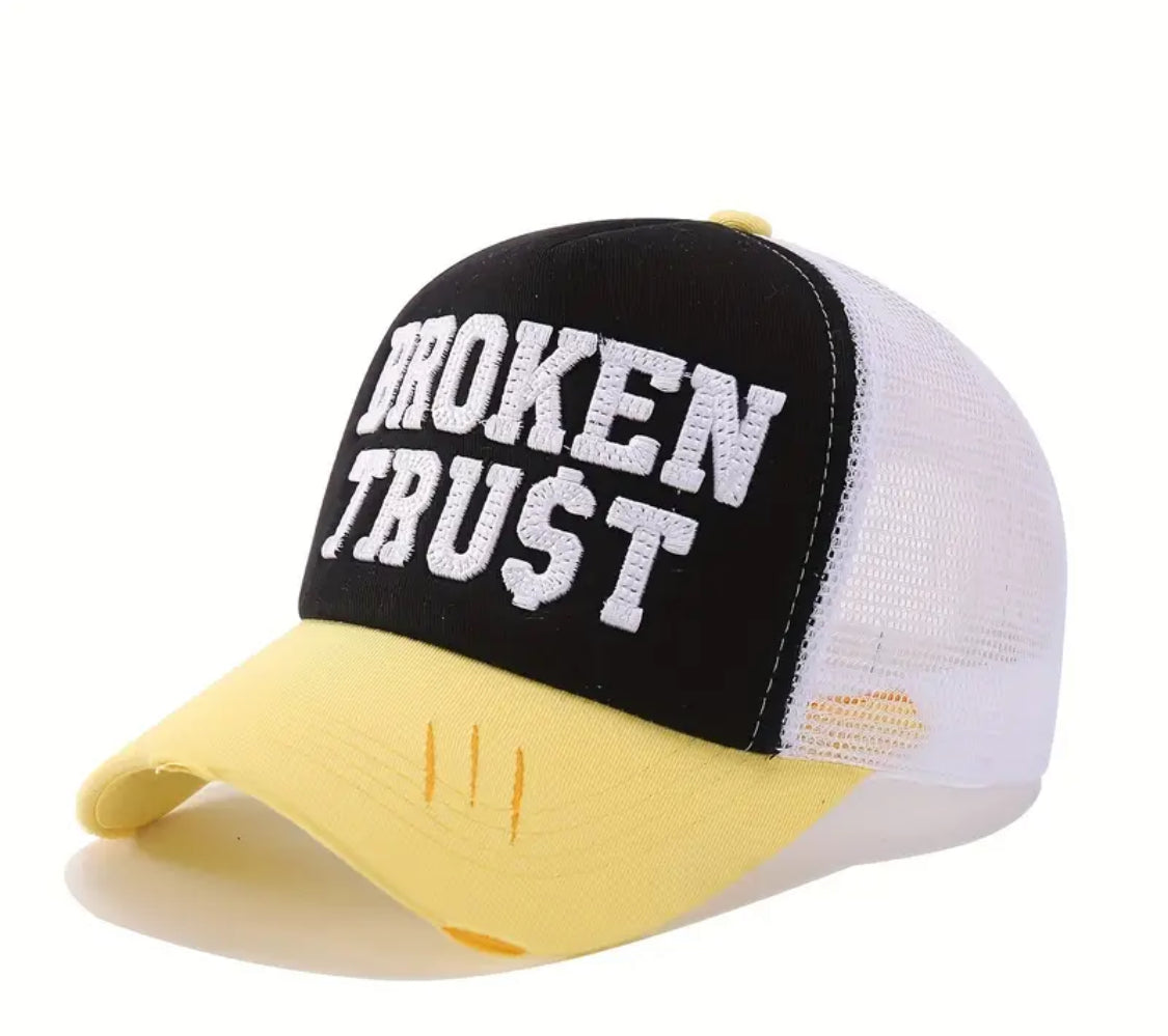 Broken Trust Snapback Trucker Hat Unisex