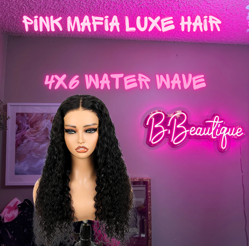 WEAR & GO 4X6 HD GLUELESS WIG WATER WAVE (PRE-ORDER)