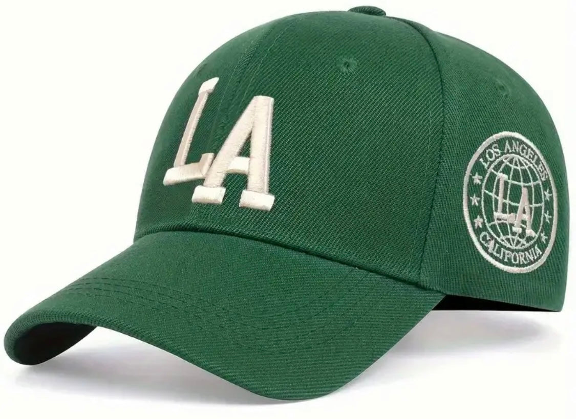 LA EMBROUDERED BAESBALL TRUCKER HAT