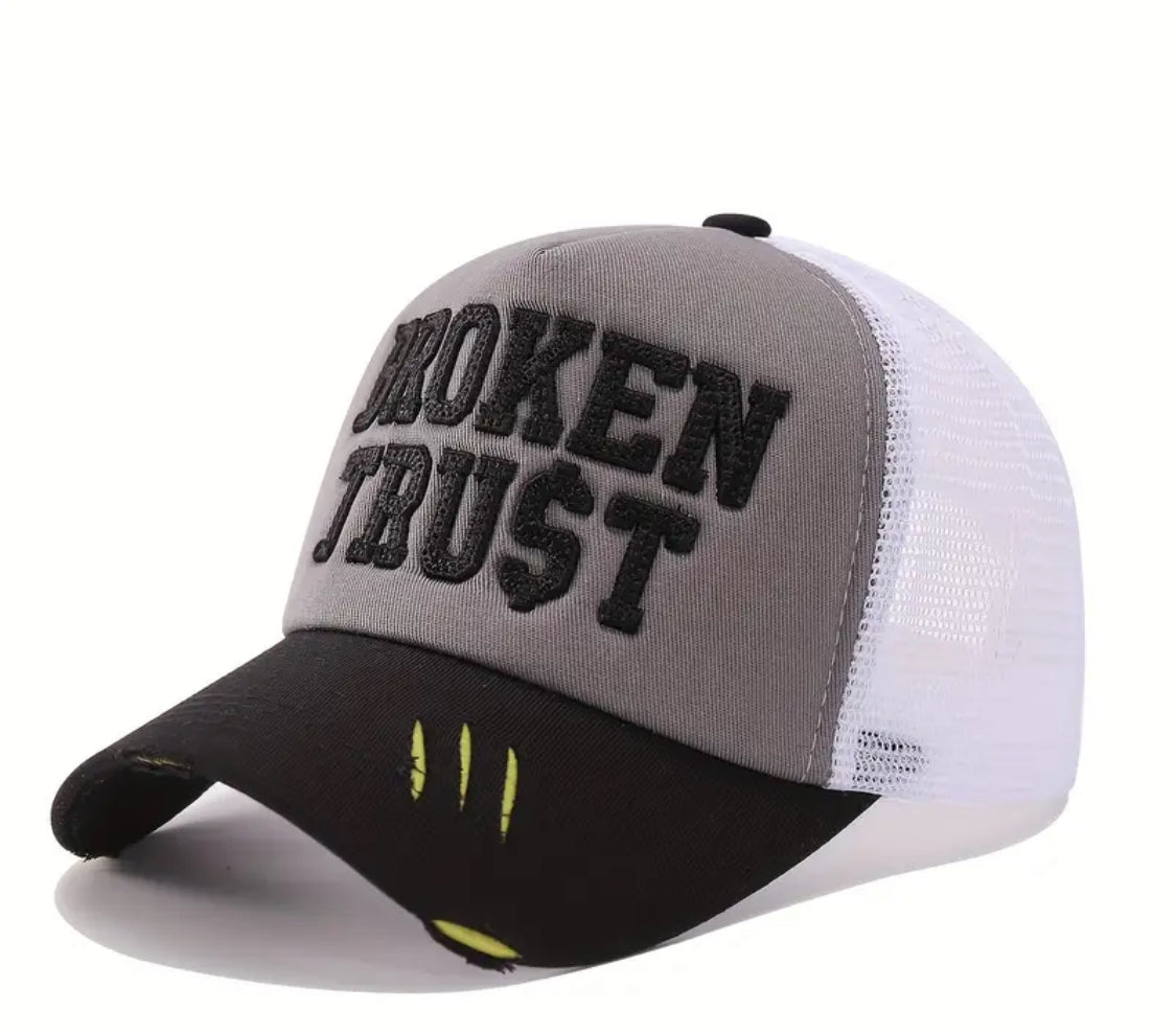 Broken Trust Snapback Trucker Hat Unisex