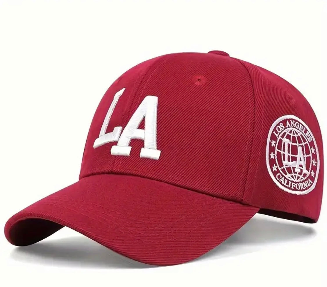 LA EMBROUDERED BAESBALL TRUCKER HAT