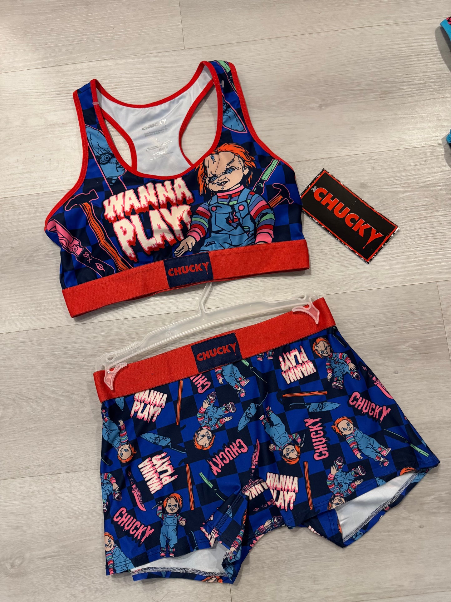 2 Piece Cartoon Graphic Activewear Set