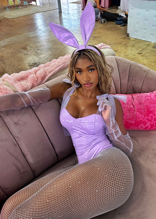 LILAC BUNNY IN WONDERLAND SEXY HALLOWEEN COSTUME