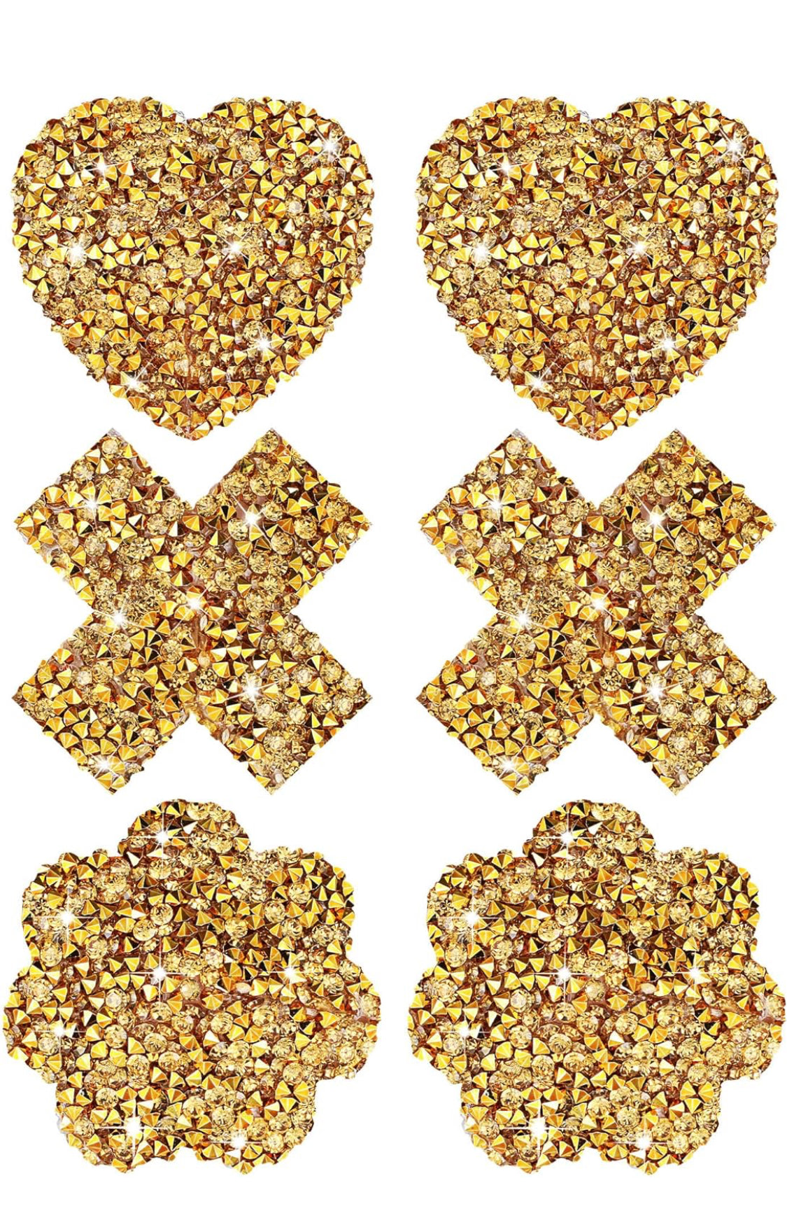 Rhinestone Nipple Cover Rhinestone Pasties Waterproof Breast Pasties Breast Stickers Boob Covers for Women