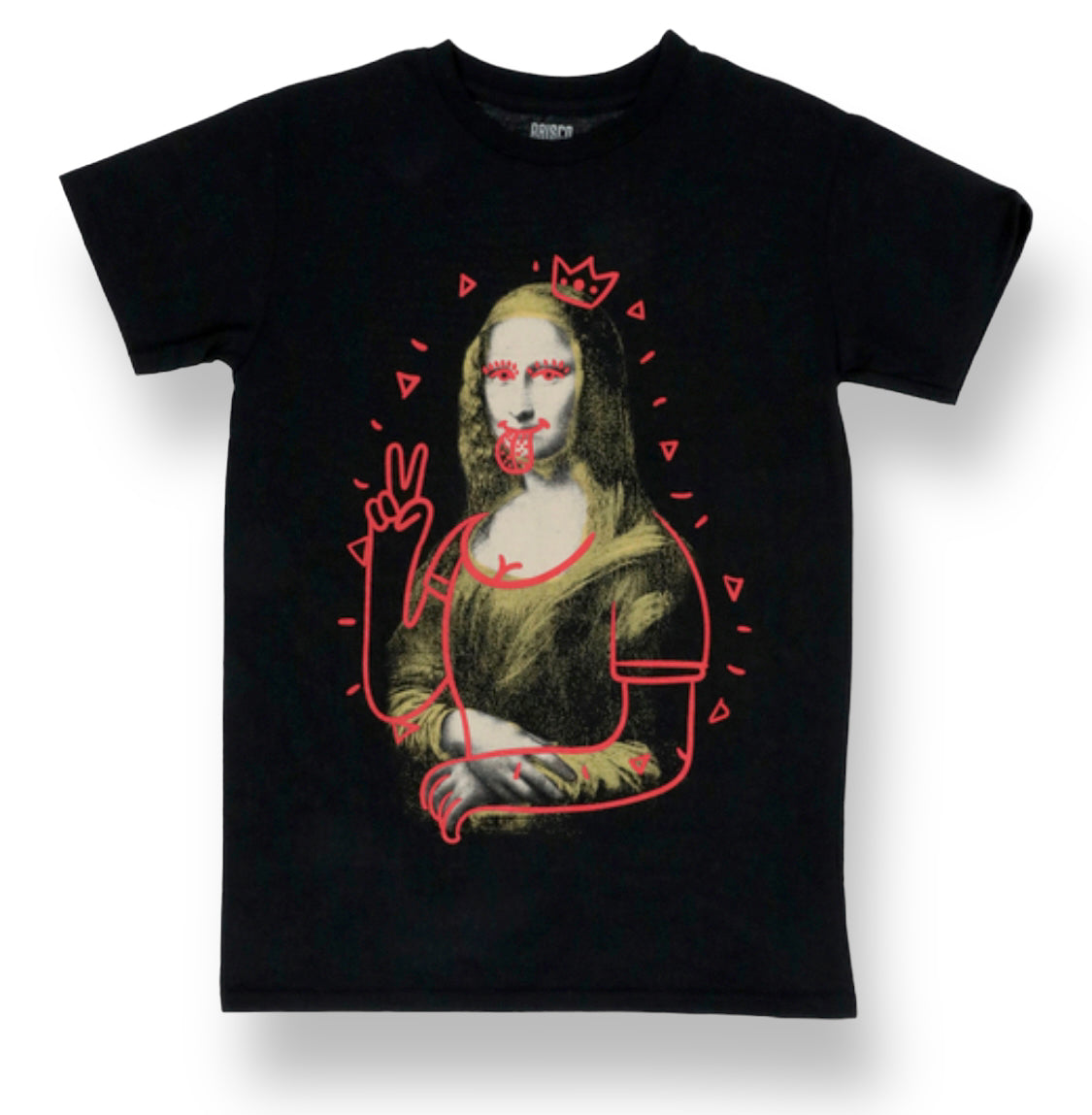 Women's Shortsleeve Graphic T-Shirt Mona Lisa Queen