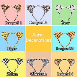 Plush Animal Ear Headband Costume Accessories