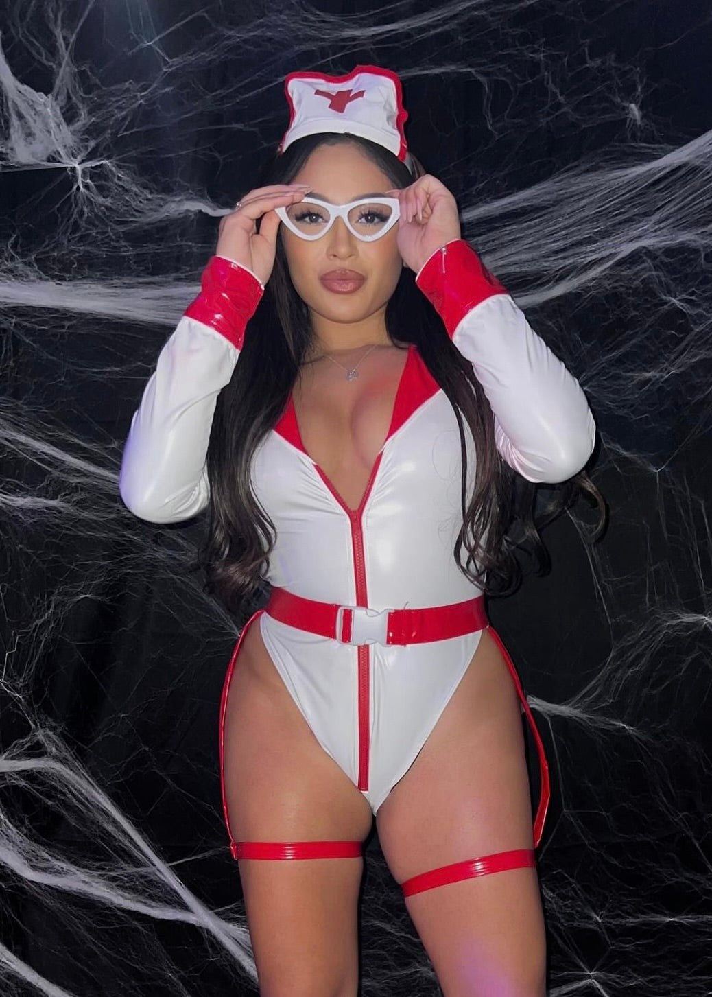 HEART RACING FOR YOU SEXY NURSE HALLOWEEN COSTUME