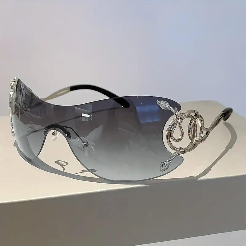 RETRO SNAKE FASHION SUNGLASSES