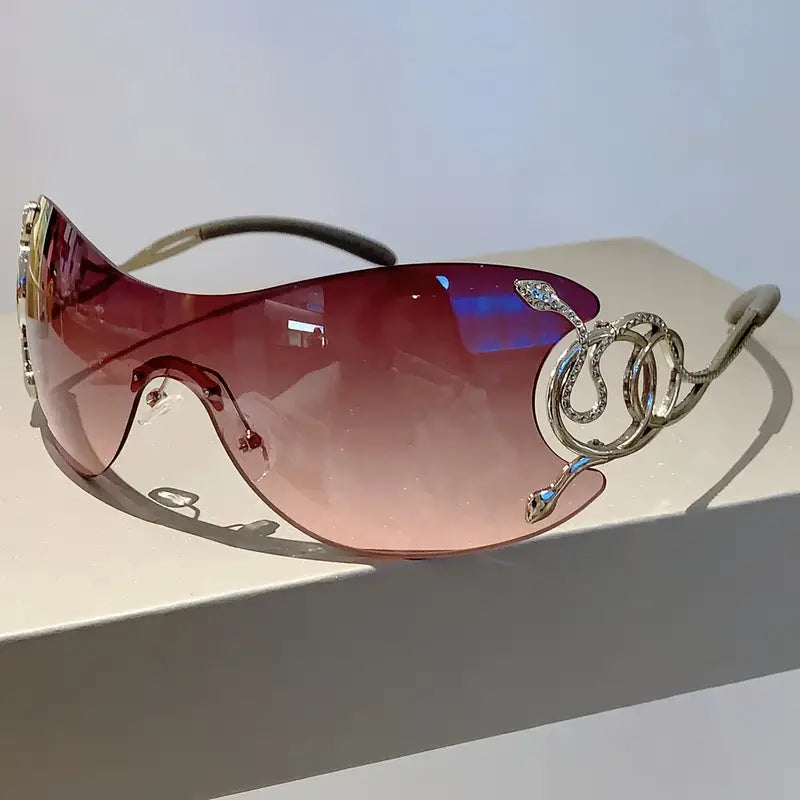 RETRO SNAKE FASHION SUNGLASSES