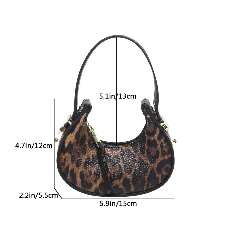 MINI PU CHEETAH PRINT HANDBAG