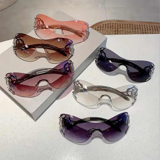 RETRO SNAKE FASHION SUNGLASSES