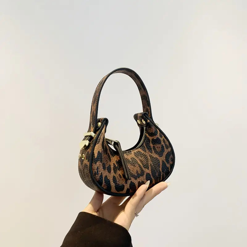 MINI PU CHEETAH PRINT HANDBAG