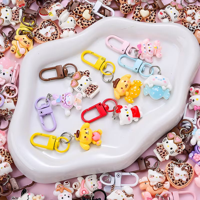 1 Pc Sanrio Charm Keychain